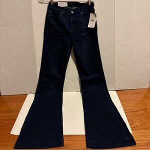 7 For All Mankind Women’s Dojo Original Trouser Flare Jean Blue Size 27 NWT